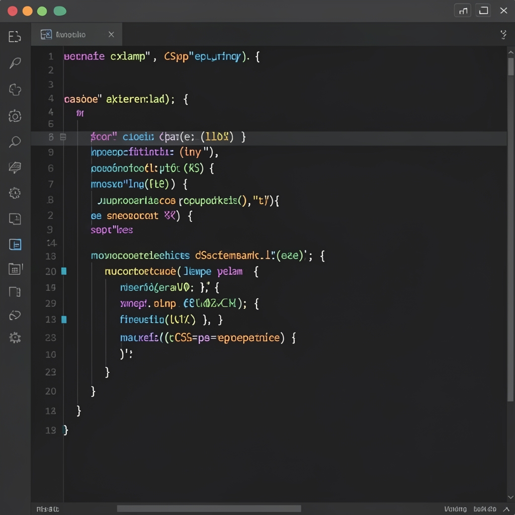 Скриншот редактора кода с CSS-правилами для адаптивной типографики: функция clamp, переменные шрифты, пользовательские CSS-переменные на тёмном фоне редактора